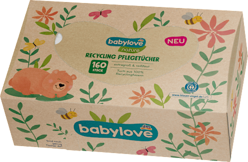 Chusteczki higieniczne z recyklingu dla dzieci babylove nature