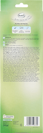 Einlegesohlen Barfuß weiß, Gr. 42-46 (2 Paar) Balea