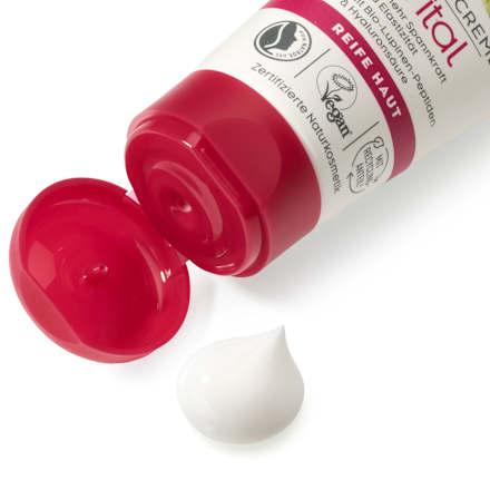 Denný pleťový krém vital s bio lupinovými peptidmi alverde NATURKOSMETIK