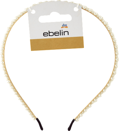 čelenka perlová bílá ebelin