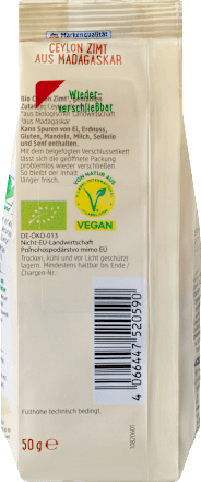 Scorțișoară măcinată ECO dmBio