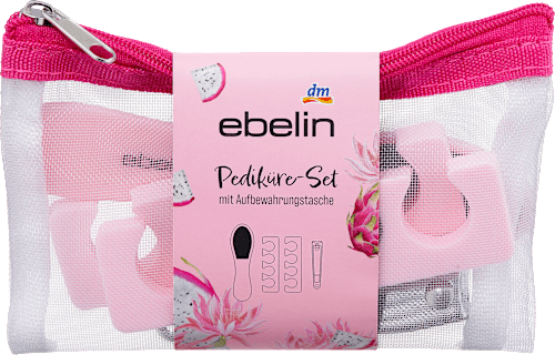 Pediküre-Set mit Tasche ebelin