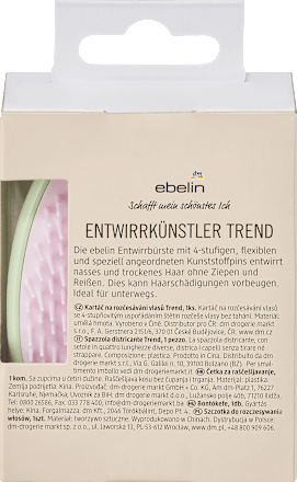 Haarbürste Entwirrkünstler Trend ohne Griff ebelin