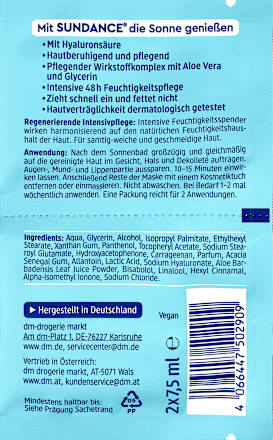 After Sun intensiv Maske (2 x 7,5ml) SUNDANCE