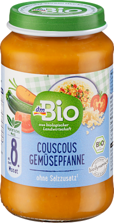 Био вегетарианско пюре с кускус и леща, 8+м dmBio