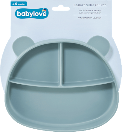 silikonový talíř pro děti na učení babylove