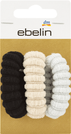 Gumice za kosu, rebraste ebelin