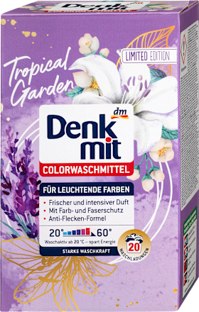 Colorwaschmittel Pulver Tropical Garden Denkmit