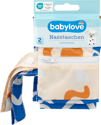 Nasstaschen-Set blau babylove