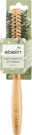Perie de păr rotundă din bambus ebelin