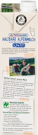 Trajno alpsko mlijeko 3,5 % m.m. dmBio