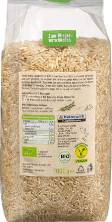 Ryż długoziarnisty Natur, Naturland dmBio