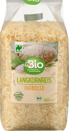 Bio parboiled dolgozrnat riž dmBio