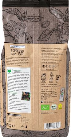 Espresso ganze Bohnen dmBio