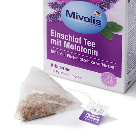 Čaj za spavanje s melatoninom, 14 vrećica Mivolis