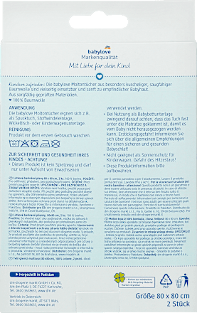 Moltontücher Punkte/uni babylove