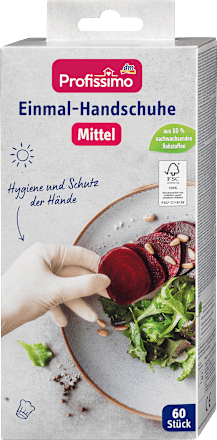 Einmalhandschuhe Latex weiß Mittel Profissimo