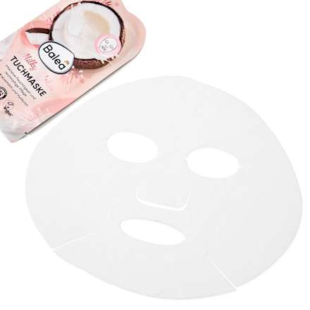 Maschera viso in tessuto con latte di cocco, Milky Kokos Balea
