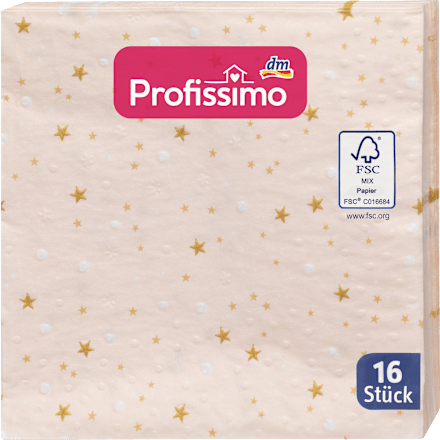 Papirna salveta - zvezdano nebo, 33 x 33 cm Profissimo