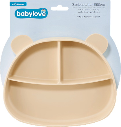 silikonový talíř pro děti na učení babylove