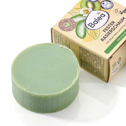 Trda pena za britje z vonjem aloe vere in kivija Balea