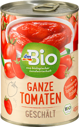 Tomaten ganz, geschält dmBio