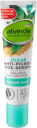 Serum proti mozoljem CLEAR ANTI-PICKEL-SOS alverde NATURKOSMETIK