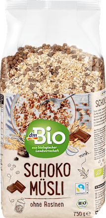 Muesli bio con cioccolato senza uvetta dmBio