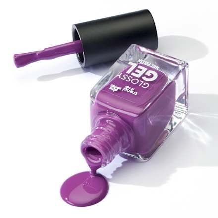 Lac de unghii Glossy Gel 160 Dark Plum Purple trend !t up