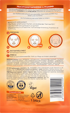 textilní maska s vitamínem C  Balea