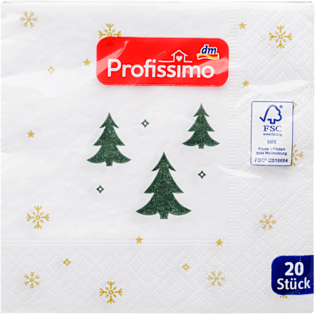 Papirne salvete - 3 jelkice, 25 x 25cm Profissimo