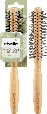 Кръгла четка за сешоар от бамбук ebelin