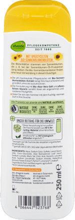 Duschgel Sonnenseite alverde NATURKOSMETIK