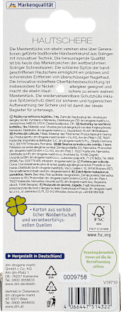 Hautschere Professional  Nickelfrei ebelin PROFESSIONAL