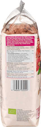 Bio hrustljavi pečeni muesli z ovsenimi kosmiči in liofiliziranim jagodičevjem  dmBio
