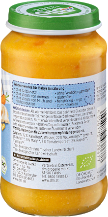 Ryż z warzywami i kurczakiem, od 8. miesiąca życia dmBio