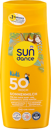 Detské mlieko na opaľovanie Kids OF 50 SUNDANCE