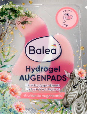 Hydrogel Augenpads 2-farbig rosa Balea