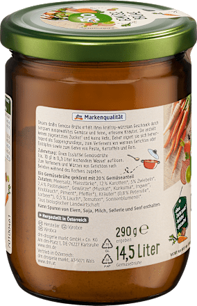 Gemüsebrühe, glutenfrei dmBio