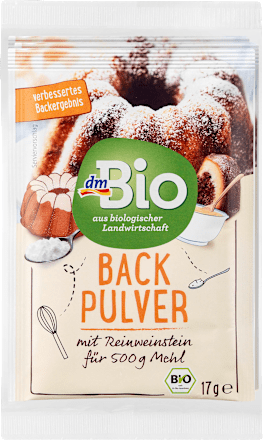 bio kypřící prášek do pečiva 4x17 g dmBio