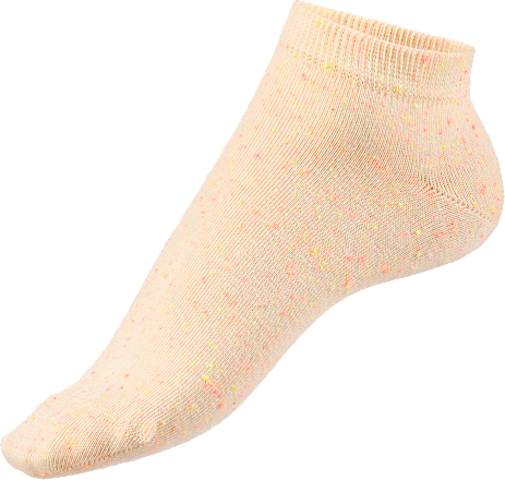 Sneaker Socken mit Noppengarn apricot Gr. 39-42 Fascino