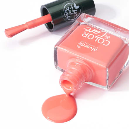 Lac unghii Color&Care Nr. 80 Peach Coral alverde NATURKOSMETIK