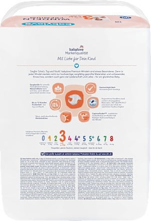 Pelenka Midi, 3-as méret, 4-9 kg babylove