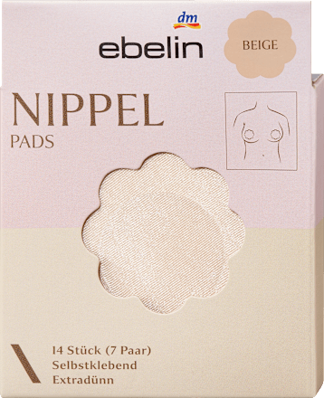 Satin Nippel Covers My invisible secret beige ebelin