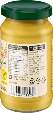 Senf mittelscharf dmBio