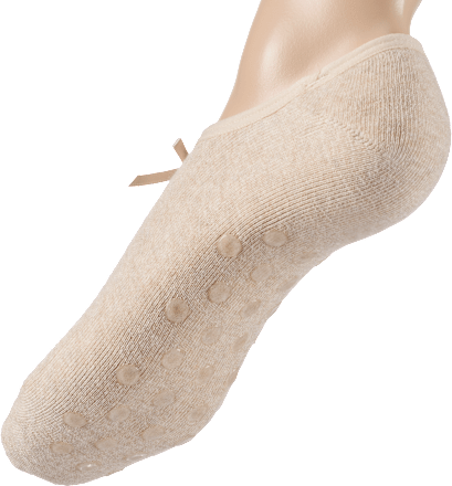 Socken mit Frottee + ABS-Sohle beige Gr. 39-42 Fascino