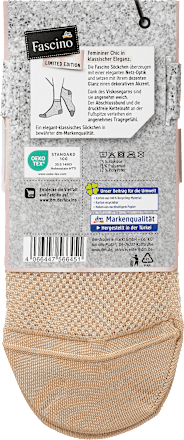 Socken mit Netz-Optik beige Gr. 35-38 Fascino