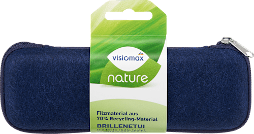 Filc szemüvegtok nature, cipzáras, többféle Visiomax