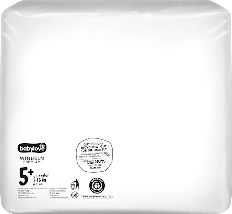 Premium pelene juniorplus veličina 5+ (11-18 kg) - mesečno pakovanje, 4x34kom babylove