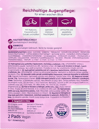 Augenpads Hydrogel zweifarbig (1 Paar) Balea